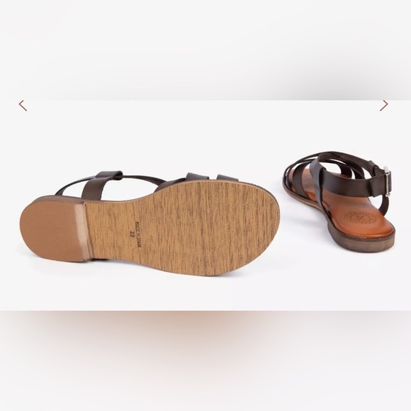 NWOB Penelope Childers- Buttercup Sandals in Color Bitter Chocolate. Size EU 36 - Picture 6 of 11